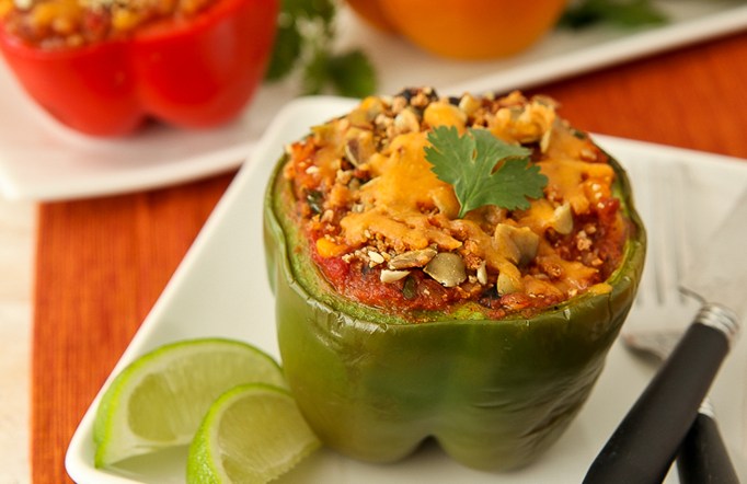 Grape-Nuts Mexican Stuffed Peppers